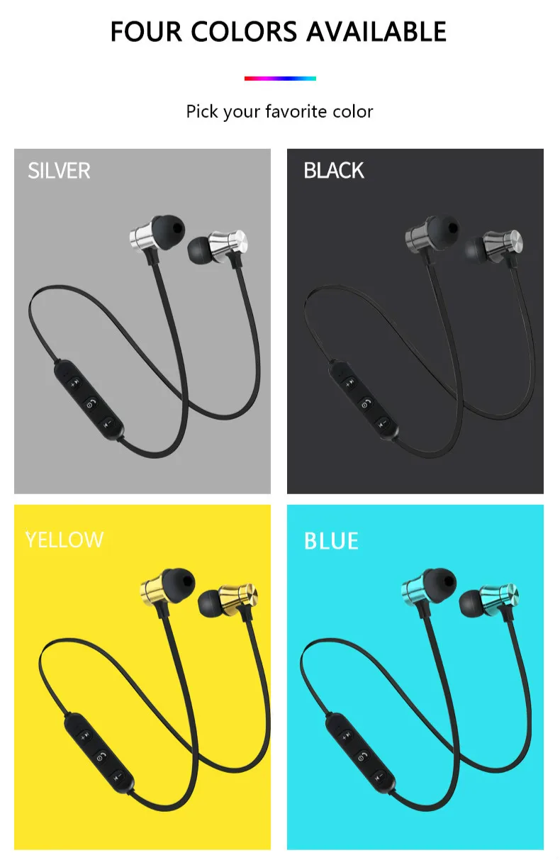 Nouvve XT-11 Bluetooth наушники спортивные беспроводные наушники Bluetooth гарнитура наушники с микрофоном для huawei Xiaomi samsung
