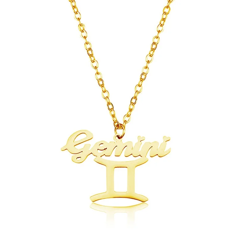 Ожерелье с подвеской в виде созвездий из нержавеющей стали для мужчин и женщин