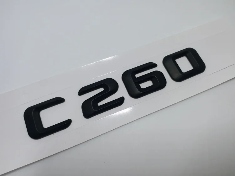 Матовый черный для Mercedes Benz W204 205 C Class C160 C180 C200 C220 C250 C260 C280, логотипы марок машин задний загрузочный логотипы