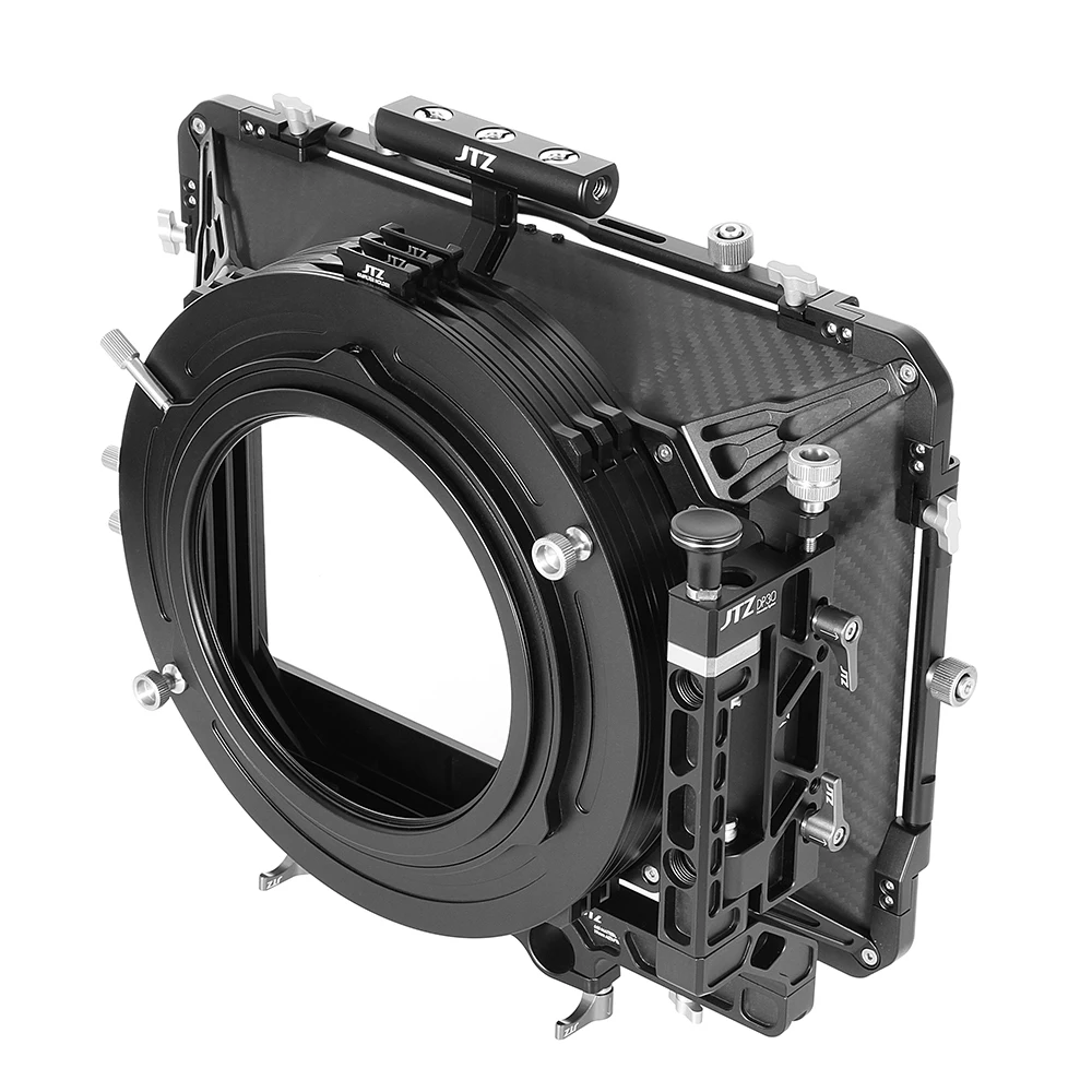 JTZ DP30 Cine углеродное волокно " x 4" Матовая коробка 15 мм/19 мм для sony ARRI RED A7 A7S A7R2 A7RM2 A6500 A7000 GH4 GH5 GH6 FS5 C100 BMPCC
