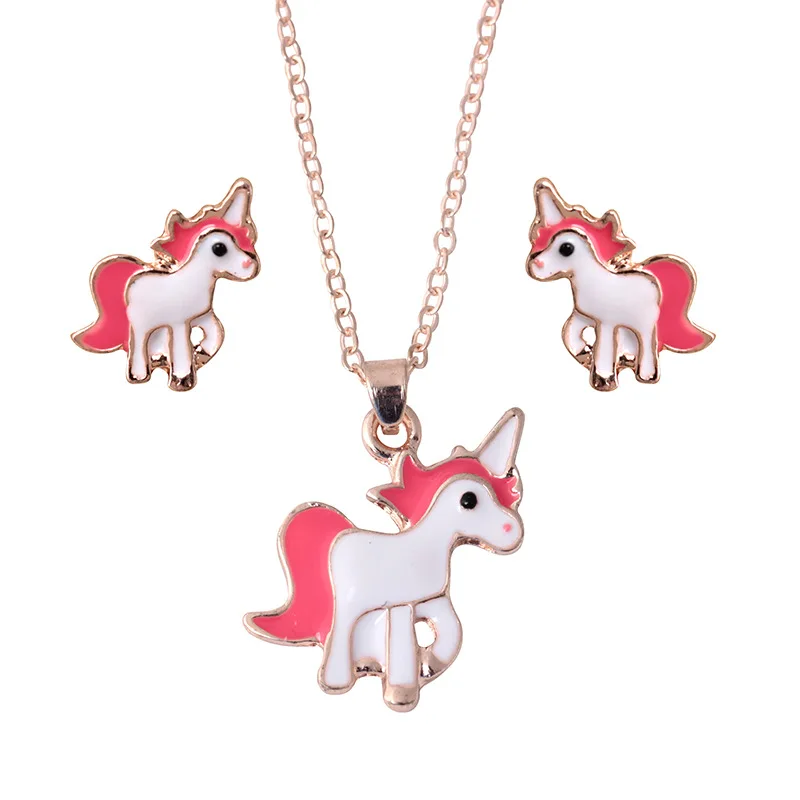 Оптовая продажа милые украшения в виде животных серьги собака кот пчела ожерелья