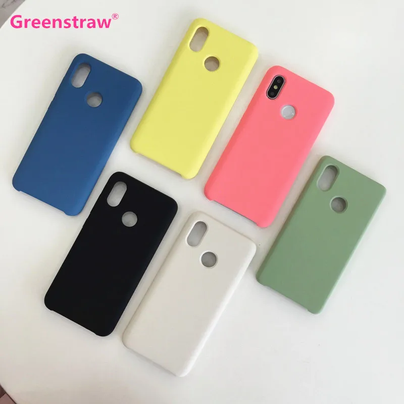 Greenstraw OEM жидкий силиконовый гель противоударный чехол для Xiaomi mi 8 SE шелковистый и