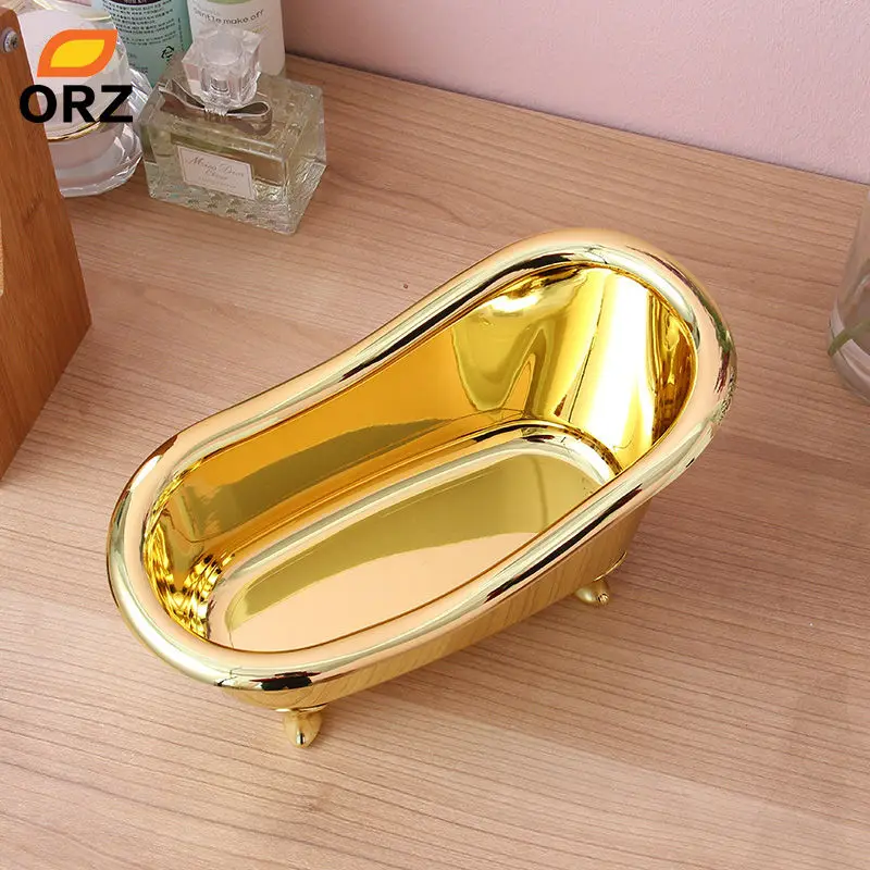 Коробка для хранения ванной Золотое и Серебряное мыло коробка ювелирных изделий