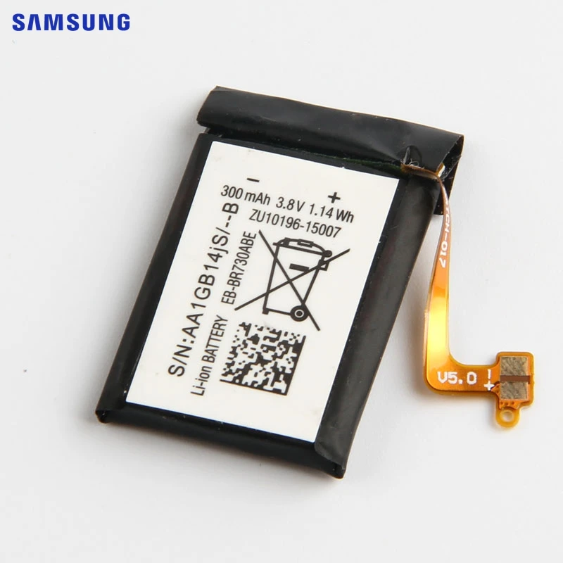 Samsung оригинальная замена Батарея EB-BR730ABE для samsung Шестерни S2 3g R730 SM-R730A SM-R730V SM-R600 SM-R730S SM-R730T 300 мА-ч
