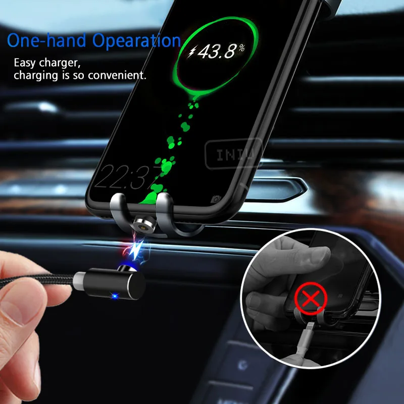 Быстрый Магнитный кабель Micro usb type C зарядное устройство для IPhone XS X XR 8 7 samsung S8 S9