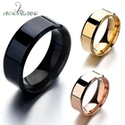 Nextvance мужское кольцо из нержавеющей стали 316L, 8 мм, высокополировочное однотонное кольцо, размер США 5-13, модные ювелирные изделия