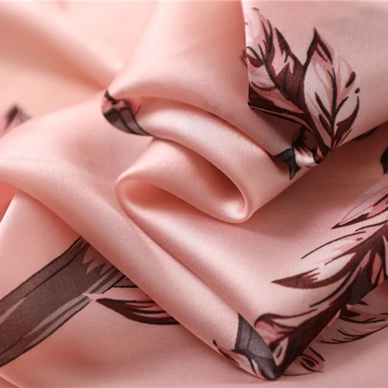 Длинные мягкие пляжные шаль foulard Soie sjaal женский шарф Шелковый шарф люксовый бренд ретро шарфы с цветочным принтом для женщин
