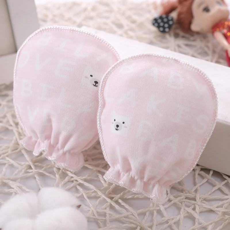 

Halilo Baby Anti Scratching Gloves Newborn Protection Face Cotton Scratch Mittens Boys Girls Hand Gloves Cotton Handschoen 0-6M