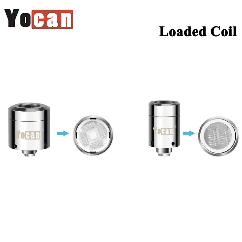 5 шт./партия оригинальный Yocan нагруженный катушкой кварцевый двойной и QUAD