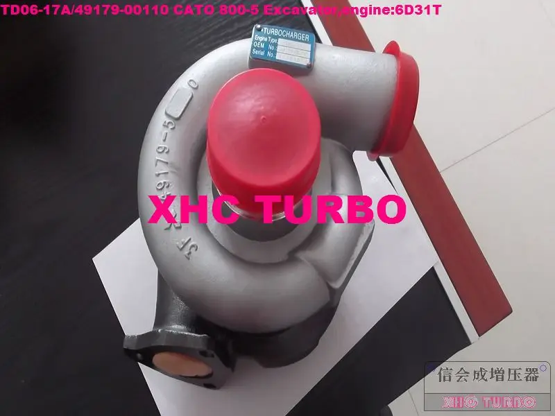 Новая модель 49179 00110 турбокомпрессора ME037701 для экскаватора CATO 800 5 6D31T|turbocharger| |