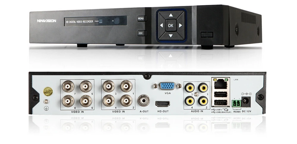 Камера видеонаблюдения, система видеонаблюдения, 8 каналов, 1080N, 720 P, CCTV DVR, NVR, AHD DVR, 4 шт., 1,0 МП, HD камера для домашней безопасности