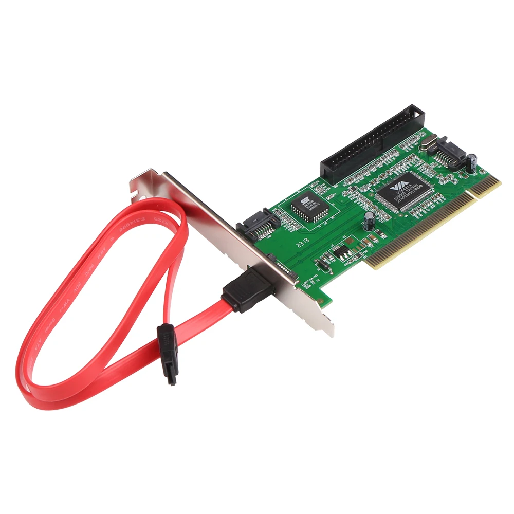 3 порта SATA+ IDE последовательный HDD ATA PCI карта расширения адаптер для настольного ПК компьютера