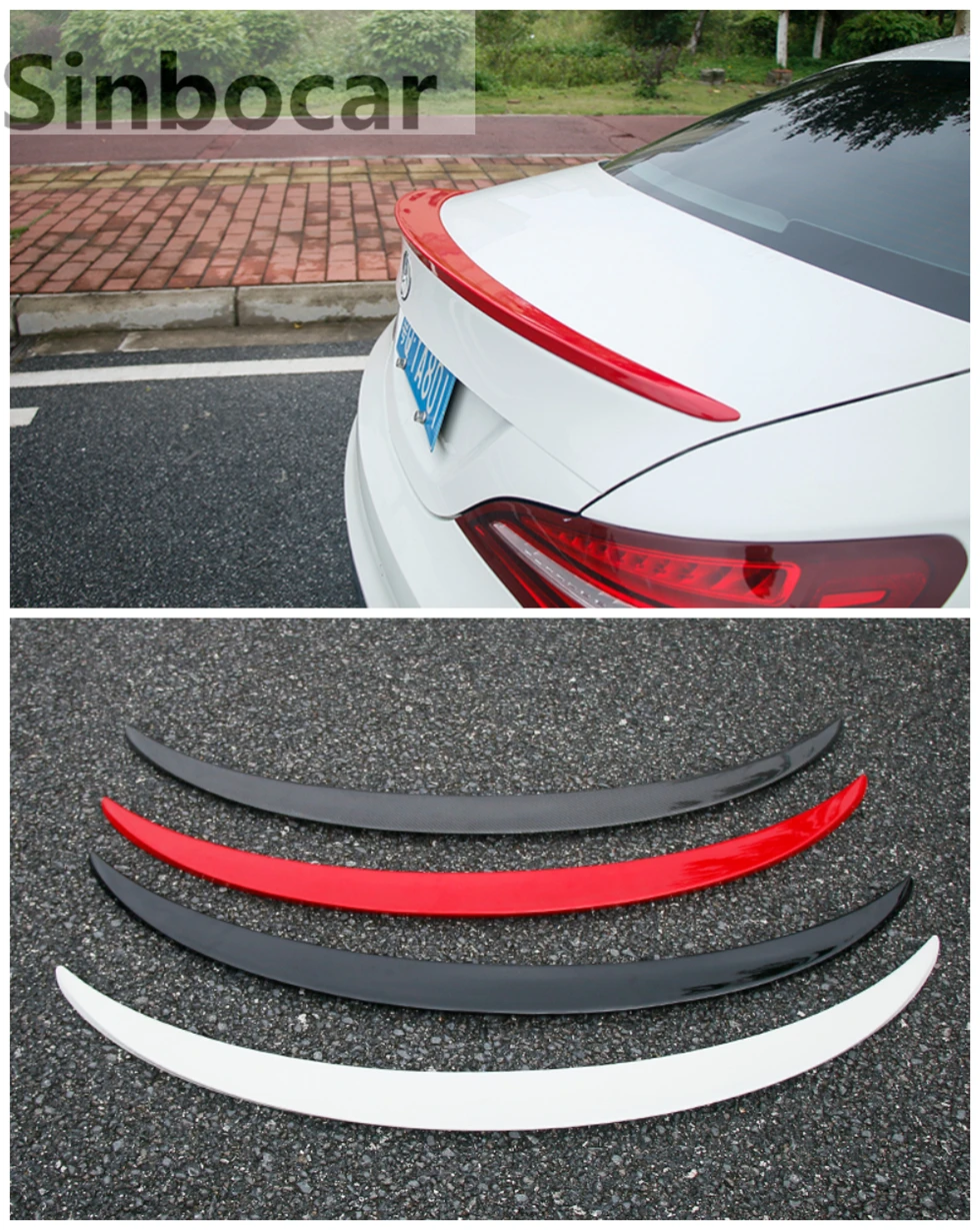 Спойлер для краски заднего крыла губ ABS Benz CLA W117 Mercedes CLA180 CLA200 CLA250 спойлер 2014