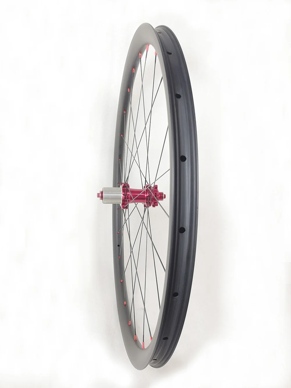 29er MTB XC tubeless lefty 1.0 2.0 carbon wheelset 30mm UD matt glossy 24H 28H 32H left hand bicycle wheels 650B availa | Спорт и