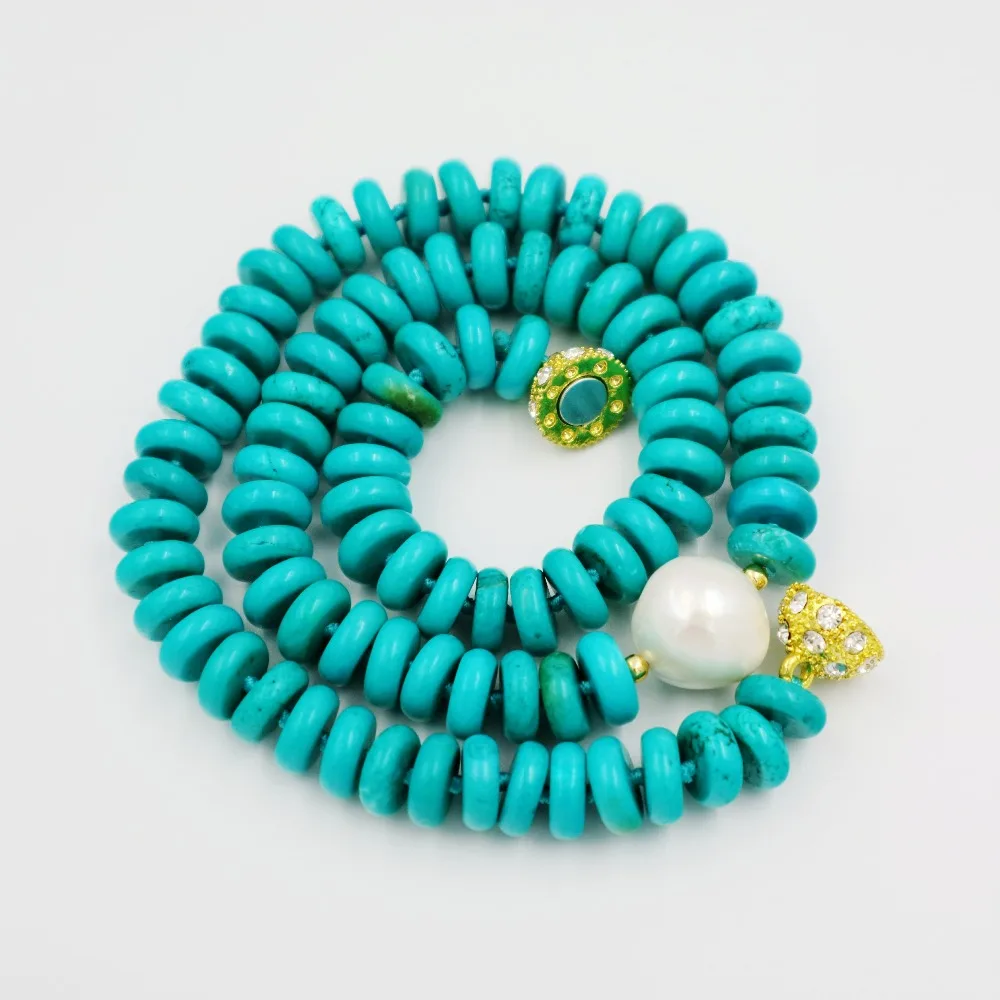 Натуральный камень синий цвет бирюзы 9 мм бусины и жемчужины в стиле барокко 11 13