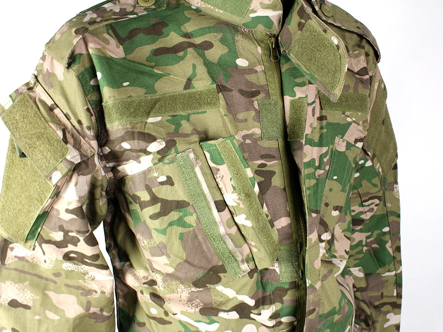CQC Открытый тактический страйкбол военная армия BDU Униформа боевой рубашка и брюки комплект Пейнтбол Охота Одежда Мультикам