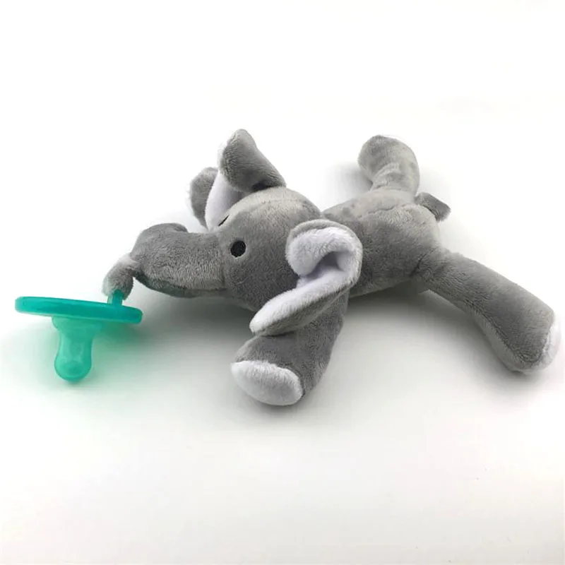 

Baby Plush Toy Pacifier Newborn Infant Cartoon Dummy Nipple Soother Silicone Pacifier YH-17