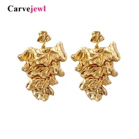 carvejewl big drop earrings metal wind personality tree shape earrings for women jewelry girl gift new fashion european earrings