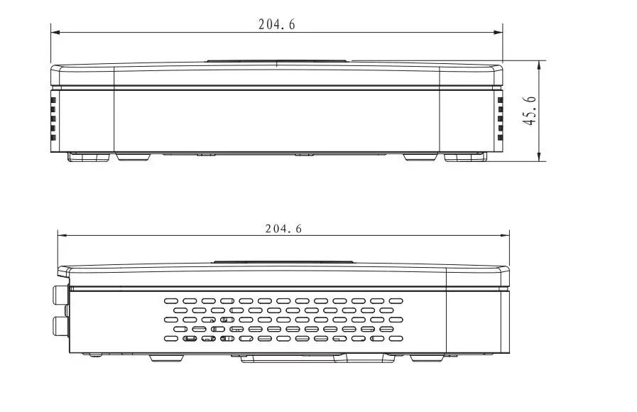Dahua NVR NVR4104-P-4KS2 NVR4108-P-4KS2 4 PoE порты видеомагнитофон 4Ch/8CH Smart Mini 1U до 8MP разрешение макс 80 Мбит/с H.265