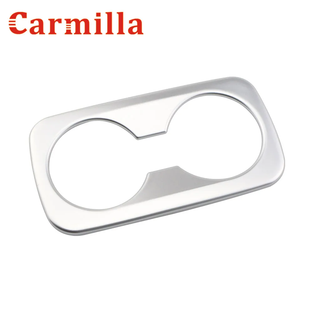 

Carmilla ABS матовая хромированная наклейка на заднее сиденье для автомобиля, держатель для воды, Накладка для Hyundai New Tucson 2015 2016 2017 Acc.