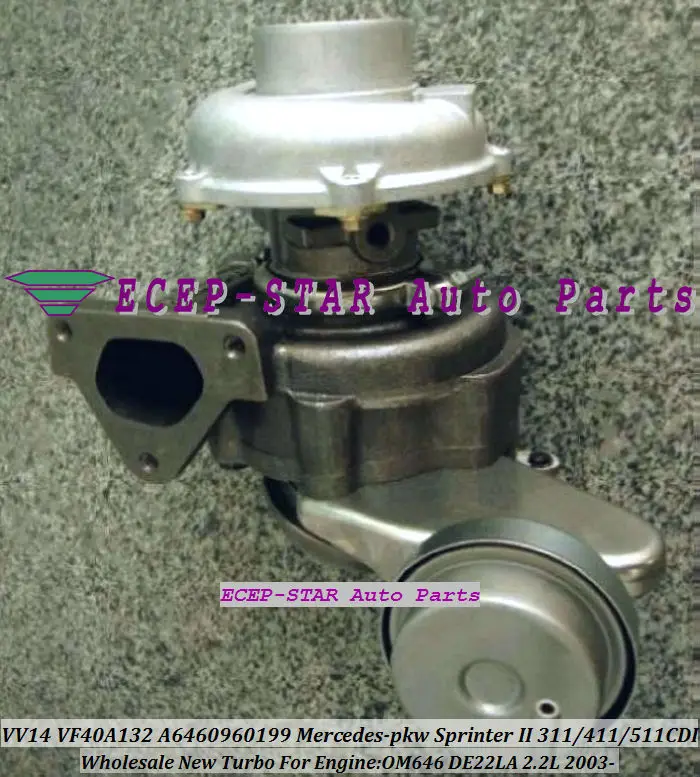 Бесплатная доставка RHF4V VV14 VF40A132 A6460960699 6160960199 турбо для Mercedes PKW Vito 115 111 Viano Sprinter II OM646