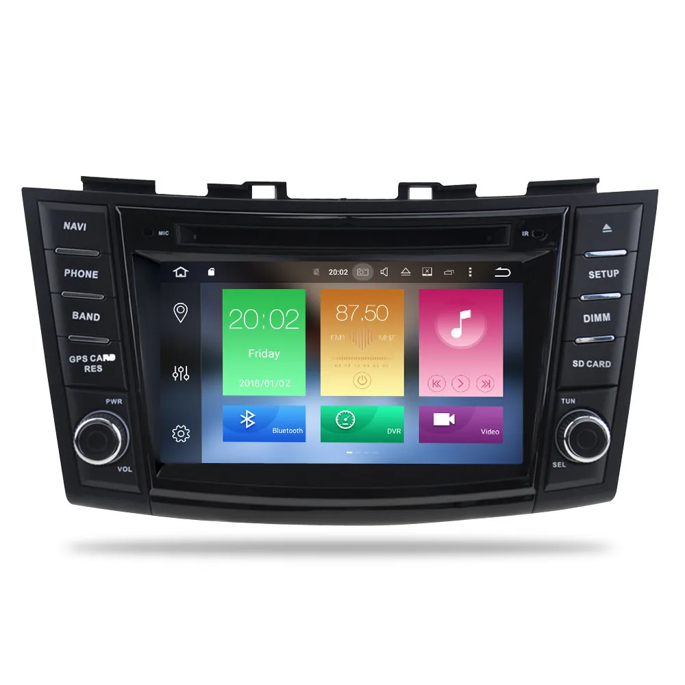 8 &quotAndroid 10 0 Автомобильный видео DVD стерео для Suzuki Swift 2012 2013 2014 2015 2016 аудио GPS