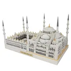 DIY 3D султан ахмет камии, турецкая крафт-бумага, модель, архитектура, образовательные игрушки ручной работы, игра-головоломка для взрослых