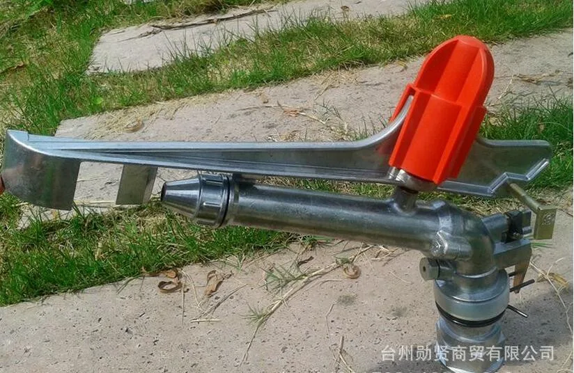 1," DN40 цинковый сплав 360 зубчатый привод водяной пистолет-распылитель 360 регулируемый угол распылитель сопла сельскохозяйственный полевой Спринклер