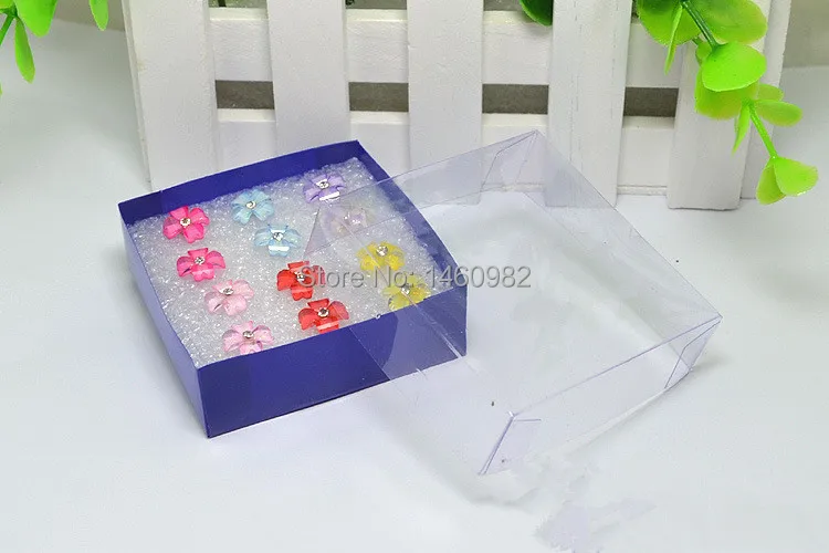 Оптовая продажа 6 пар серьги-гвоздики с клевером серьги цветами женские четырьмя