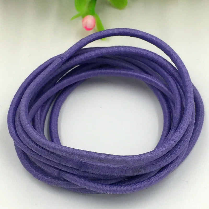 light purple Бренд(KAKU) 20 шт./пакет Certified новинка 4,5 см; резинка для волос резинки резинка для волос аксессуары для девочек Для женщин галстук Резинки - Цвет: light purple