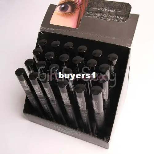 Wholesale - Design For 2013 MANSHILI Volume Glamour Mascara curl&amp extension Waterproof MascaraFree shipping 24 PCS/lot | Красота и
