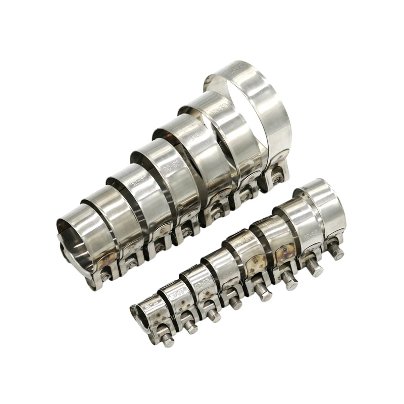 Универсальный мотоциклетный глушитель MoFlyeer без шнуровки зажим из нержавеющей