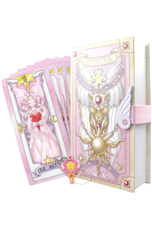 

Популярные Аниме 56 шт. розовые карты Captor Sakura Clow Card (отправить Мобильные аксессуары) косплей