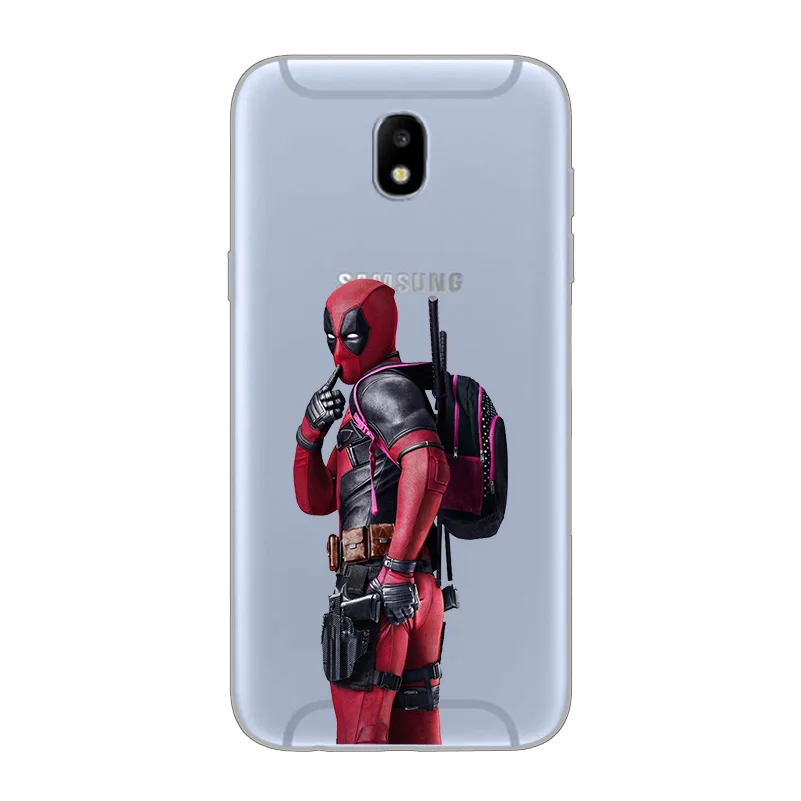 Ciciber для Samsung Galaxy J8 J7 J6 J5 J4 J3 J2 J1 Pro Core Plus Prime mini 2017 2018 2016 чехлы телефонов Marvel Deadpool из