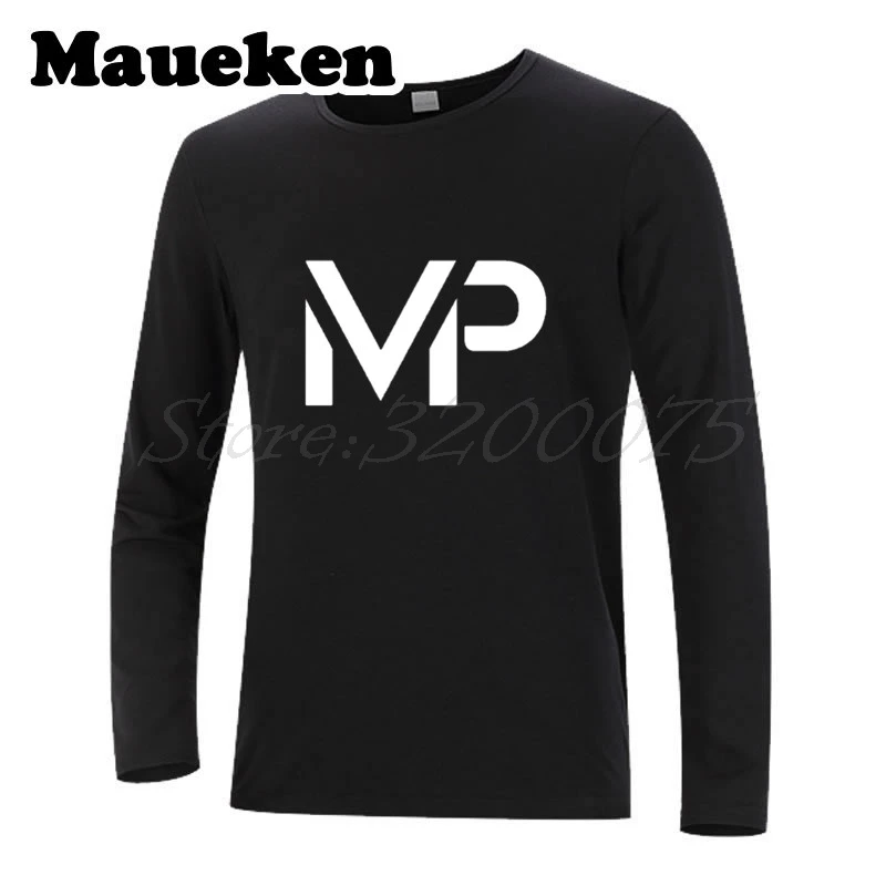 Мужская футболка с Майклом Фелпс длинным рукавом Чемпион наивысшего качества