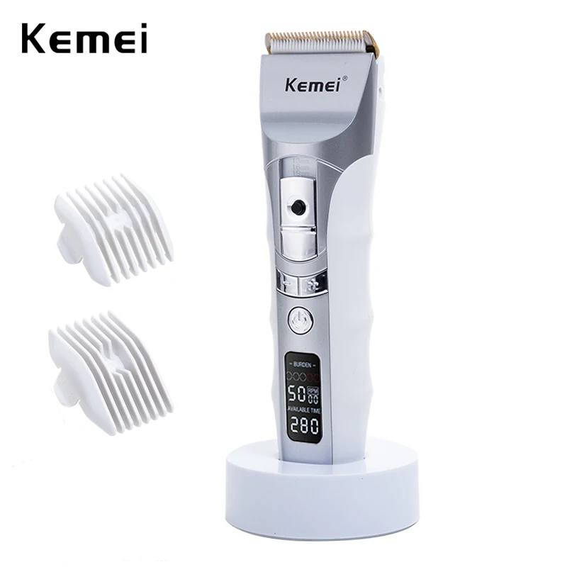 

Kemei Professional Hair Clipper Electric Hair Trimmer Hair Shaving Machine For Barber Hair Cutting Beard Trimmer Electric Razor