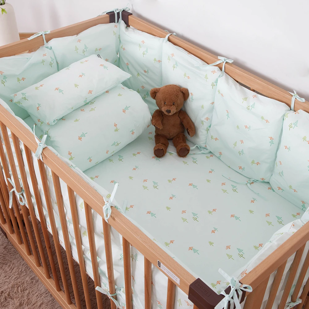 Комплект постельного белья для новорожденных 2019 защитный бампер головы