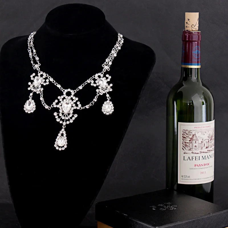 Fashion bridal set stage shooting props earrings + necklace wedding accessories chain wholesale CHH241 | Украшения и аксессуары