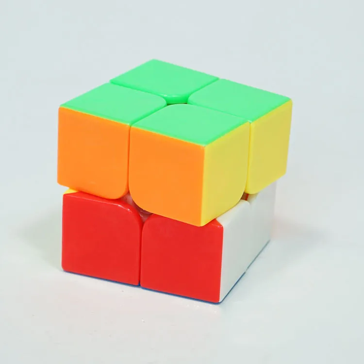 KONGFU волшебный куб 2x2x2 головоломка игры скоростной куб для соревнований вызов Cubo Magico Развивающие игрушки для детей
