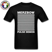 merzbow pulse demon hallucination visual arts tshirts graphic print adult cotton tee shirt homme black sweatshirt custom