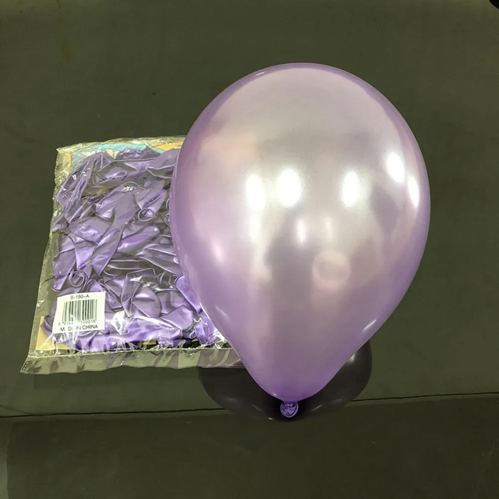 Light Purple 10 шт. 10 ''жемчужные латексные шары, свадебные украшения для дня рождения, детские надувные воздушные шары, детская игрушка для душа, воздушные шары, Новинка - Цвет: Light Purple