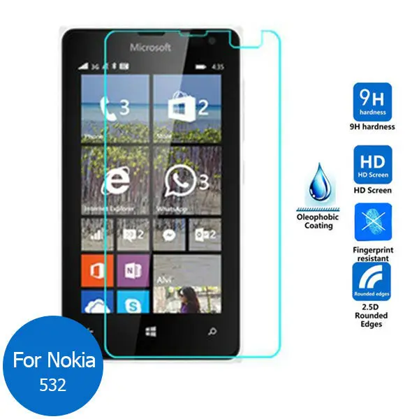 Защитная пленка из закаленного стекла ShuiCaoRen 9H Взрывозащищенная для Microsoft Nokia Lumia