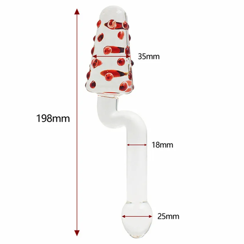 ANAL PLUG Crystal Glass Dildos Anal Sex Adult Toys Penis Vibrators for Female Masturbation Drop Shipping | Красота и здоровье