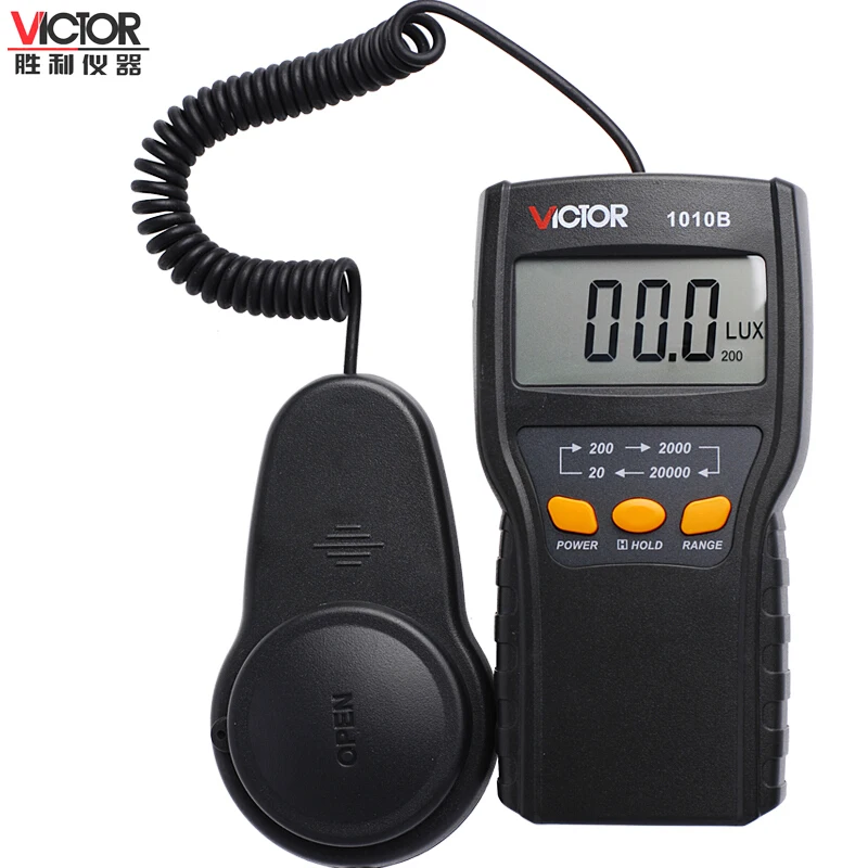 VICTOR VC1010B 3 1/2 измеритель освещенности светящийся тестер осветитель яркость света тестирование meterAutoZero& 0,01~ 20000 Lux