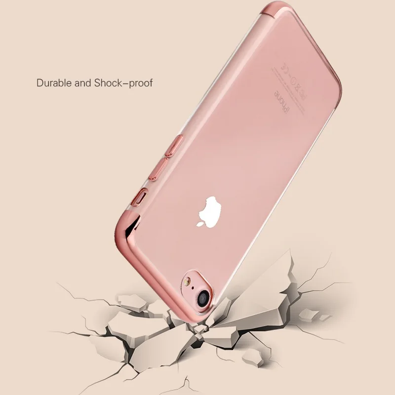 Чехол для iPhone 6 6s 7 8 Plus X XR XS Max Королевский роскошный стиль металлизированный позолоченный TPU силиконовый мягкий чехол для телефона s