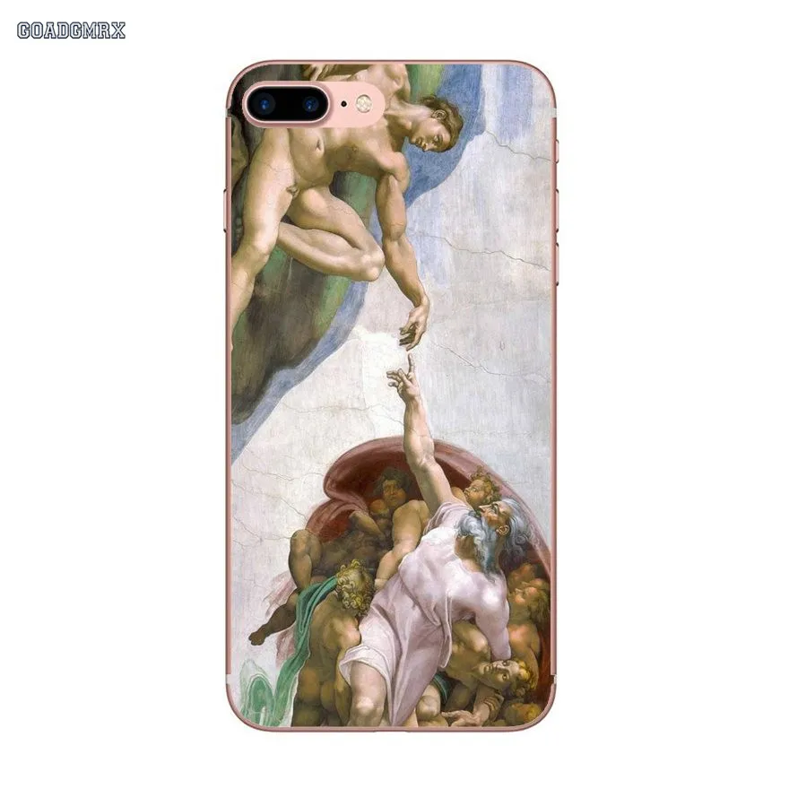 Силиконовый чехол для Xiaomi Redmi 3 3S 4 16G 32G 4A 4X Note 5 5A Pro Mi 4I 4C 5S 5X 6 6X Max 2 Mona Lisa Art David Lines |