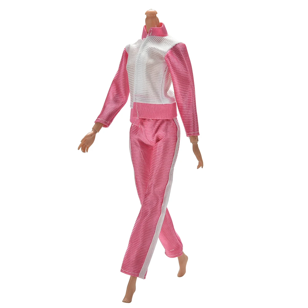 2 шт./компл. повседневная одежда ручной работы кукольный костюм для куклы розовый