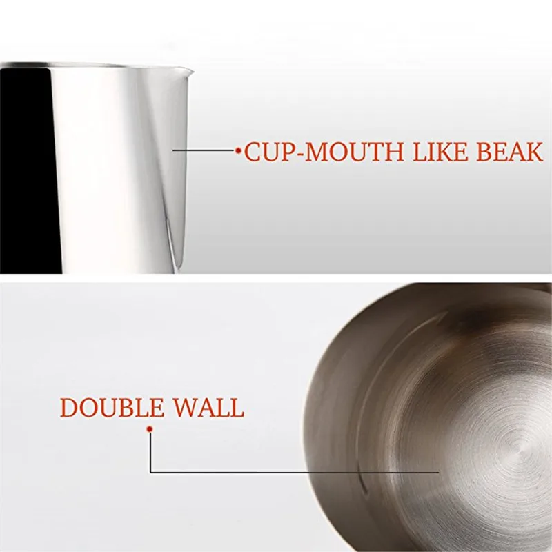 Кувшин для вспенивания молока из нержавеющей стали кувшин кофе бариста с