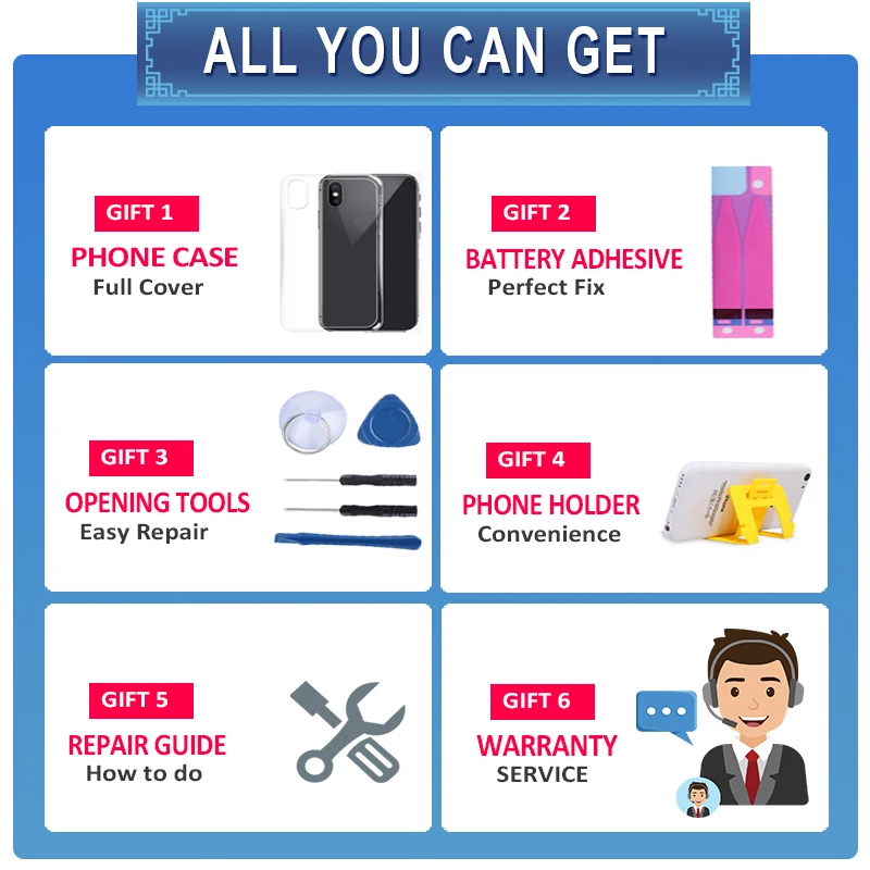 Высококачественный аккумулятор для настольного телефона Apple iPhone фотосменные