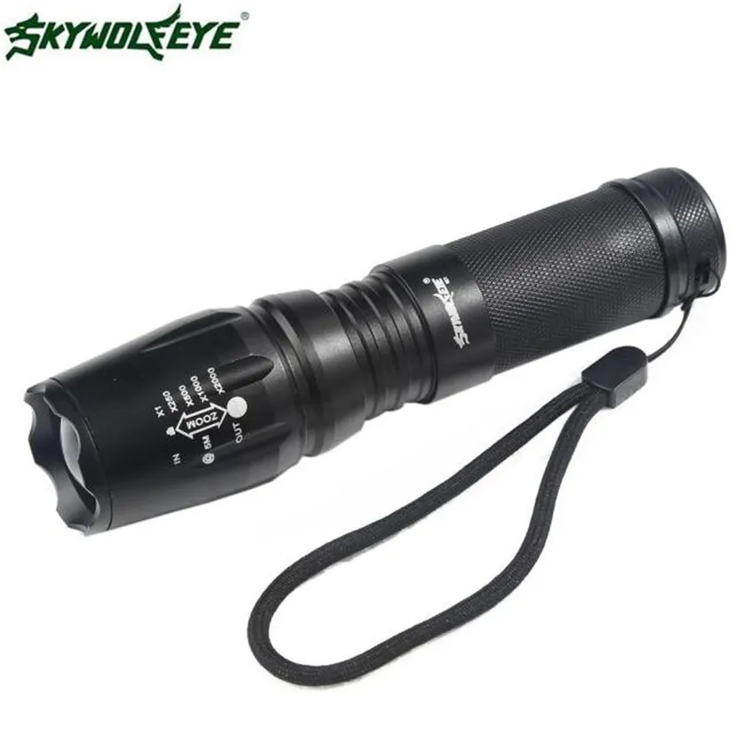 Высокое качество 5000 люмен 5 режимов T6 масштабируемый светодиодный фонарик 18650